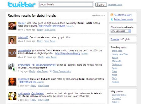 Twitter-hotels-dubai-search-tweets